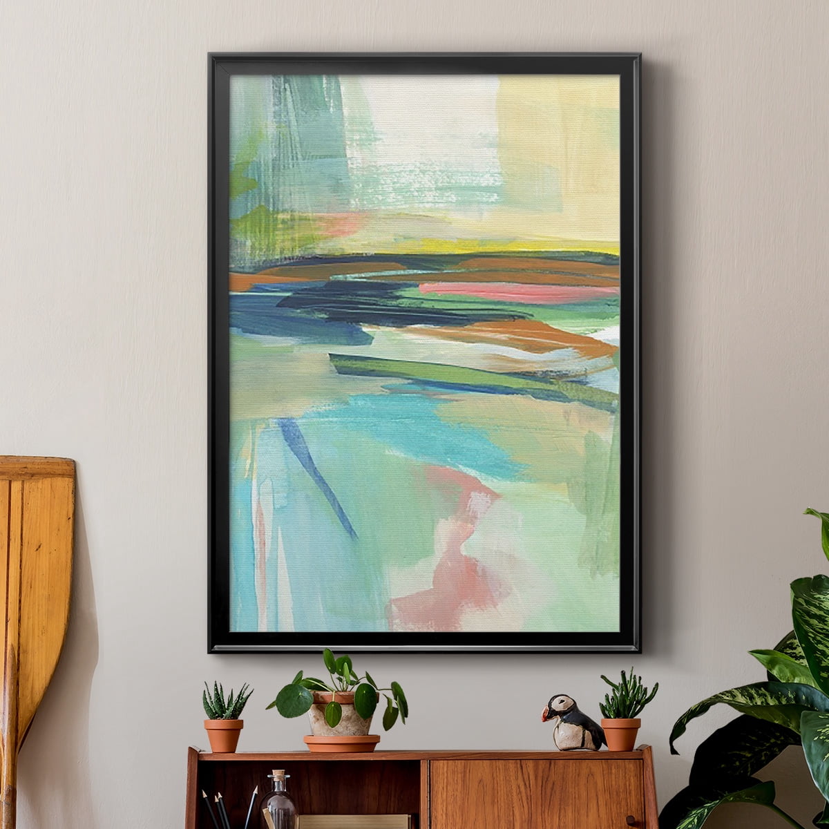 Radiant Horizon II Premium Framed Print, in Gold, Black, or Silver - Ready to Hang