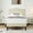 Beige, variant on Taomika, Full Size Tufted Upholstered Platform Bed Frame with Adjustable Height Headboard-Beige