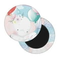 thumbnail image 2 of Easygdp Cute Elephant Bunny Flying With Balloon Easy To Install Bar Chair Cover&Cound Chair Cover&Elastic Stool Cover, Washable&Bottom With Elastic Edge - 14 Inch, 2 of 7