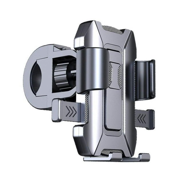 Bunblic Generic Motorcycle Phone Mount Professional Motorcycle Rotatable Easy Use Quick Install Shockproof Stable Accessories Sturdy Handlebar Mount