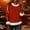 Red, variant on Generic Women Christmas Tops Xmas Crew Neck Fur Trim Pullover Sweaters Casual Long Sleeve Sequin Shirts Fall Clothes