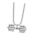 thumbnail image 4 of EHJRE Dumbbell Pendant for Men Decor Sport Creative Necklace for Holiday Party Men, 4 of 9