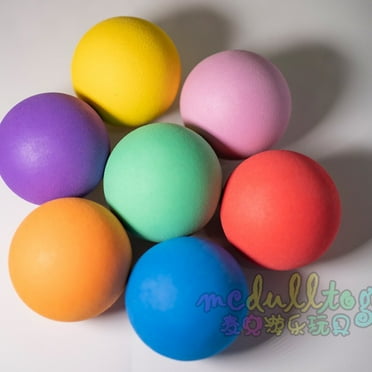 HEMOTON 14pcs Small Sponge Balls for Indoor and Outdoor Play Soft Balls for Kids High Elastic Play Balls Kids Birthday Party Favors