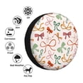 thumbnail image 4 of Gukieu Colorful Bow Knots Print Car Tire Cover, Adjustable Waterproof and Dustproof Tire Protection Cover, Suitable for SUV, Truck, Van-14 inch, 4 of 6