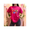 thumbnail image 1 of Letras Playera Blusa Con Estampado De La Abuela Mas Bonita Ropa Para Mujer Color Fucsia Talla Chica Marca Emil SaEs, 1 of 4