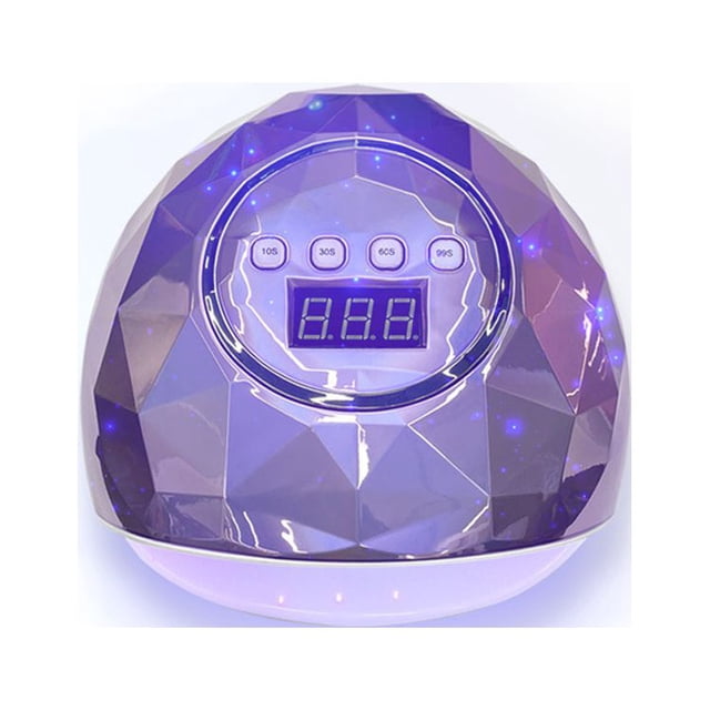 Secador de uñas, lámpara de uñas de gel LED UV de 110 W con temporizador para base de esmalte de gel para uñas de manos y pies con sensor, 10 s 30 s 60 s 99 s
