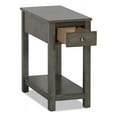thumbnail image 4 of New Classic Furniture Noah Solid Wood 1-Drawer End Table in Gray (Set of 2), 4 of 8