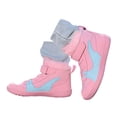 thumbnail image 3 of REDARER Kids Winter Snow Boots - Waterproof -Lined Thick Sole Non- Solid Color Sporty Booties for All-Day Warmth,Color:Pink,Size:7-8 Years, 3 of 8