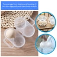 thumbnail image 3 of unbranded 2Ud Huevos Transparente Compacto Para Camping Picnic Y Almacenaje, 3 of 8