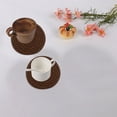 thumbnail image 7 of THLKIF 8 PCS Drink Coasters with Holder, Cotton Woven Absorbent Coasters for Drinks, Minimalist Home Decor Coaster Set for Wooden Tabletop Protection Table, 4.3 Inches, 7 of 7
