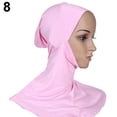 thumbnail image 3 of SPRING PARK 15 Colors Women's Solid Color Muslim Modal Full Cover Hijab Cap Islamic Head Wear Hat Casual Underscarf, 3 of 3