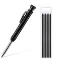 thumbnail image 1 of Solid Carpenter Pencil Set Woodworking Tools Mechanical Built-in Sharpener For Scriber Wood Floor Metal Marking Drawing Tool C-Set, 1 of 6