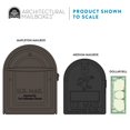 thumbnail image 4 of Architecturales 7900-2RZ-CG-10 Boîtes aux Lettres Mapleton Postmount, Grande, Bronze Frotté, 4 of 5