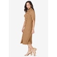 thumbnail image 6 of Jessica London Women's Plus Size Button Front Sweater Dress, 6 of 6