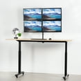 thumbnail image 2 of Quad LCD Monitor Fully Adjustable Desk Mount Stand | For 4 Screens 17" to 32", 2 of 8