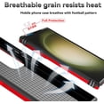 thumbnail image 6 of for Samsung Galaxy S24 Ultra Case, Soft Bumper Hard Plastic Phone Case with [Sliding Camera Lens Cover] [360° Rotatable Kickstand Ring] [HD Screen Protector] for S24 Ultra 6.8" Red, 6 of 8