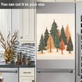 thumbnail image 3 of Yayeee Magnetic Dishwasher Cover for The Front Decoration Home Kitchen Machine Sticker Protector, Brown Christmas Trees, 3 of 6