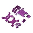 thumbnail image 2 of Metal Steering Group Assembly RC Crawler Truck Modification Spare Part Set Repairing Replacement for WLtoys 144010 144001 144002 Red, 2 of 9