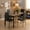 Gray, variant on Asofer 5-Piece Dining Table Set for 4,PU LeatherUpholstered Kitchen Table & Chairs,Compact Small Space Dinette for Apartment & Dining Room,Black