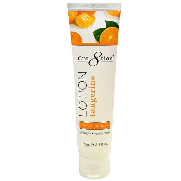 Cre8tion Spa Loción para manos y cuerpo Loción nutritiva para la piel Hidratante contra la sequedad y la descamación 100 ml/fl. 3.3 oz (mandarina)