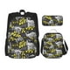 thumbnail image 1 of Easygdp White Retro Off-Road Vehicle Mochila para Niños y Niñas con Set de Caja de Almuerzo y Estuche para Lápices 3 en 1, Mochila Escolar Estampada para Adolescentes, 1 of 7