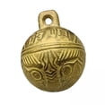 thumbnail image 1 of 2x de Campana de Perro Campana Centro de Mesa Suministros Vintage Cobre Atractivo Patrón de Cabeza de Tigre Estilo Chino Campana de Gato Pulsera 2 piezas, 1 of 8