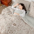 thumbnail image 4 of Homewish Floral Safari Deer Rabbit 7 Pieces Bedding Comforter Set for Female Men,Jungle Animal Full Bedding Set Lightweight,Exotic Style Fitted Sheet Flat Sheet,Super Cozy Room Decor,Reversible, 4 of 8
