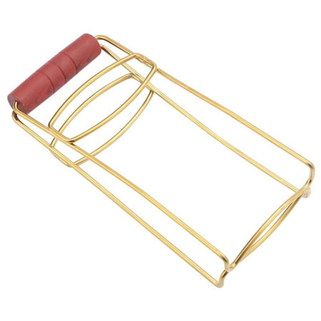 

HomeCozy Hot Plate Clip Foldable Wooden Handle Non-slip Anti-Scalding Stainless Steel Multifunctional Dish Holder Gripper Clamp Tong Kitchen Tools