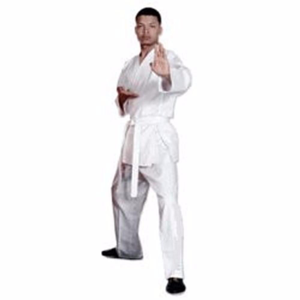 Middle Weight Black Martial Arts Karate Cotton Uniform