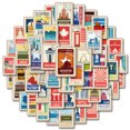 thumbnail image 1 of 50 pegatinas de mapa de viaje de la ciudad, atracciones turísticas mundiales para adultos, adolescentes, edificios, paisaje urbano, pegatinas vintage para ordenador portátil, equipaje, 1 of 5