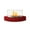 Red, variant on Anywhere Fireplace Tabletop Fireplace-Lexington Model Black