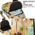thumbnail image 2 of Sunflower and Bee Illustration Sling Backpack with Rustic Farmhouse Style, Lightweight Durable Crossbody Daypack, Adjustable Strap, Multiple Compartments for Daily Use, 2 of 6