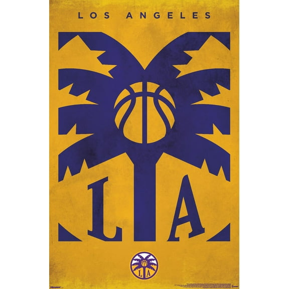 WNBA Los Angeles Sparks - Logo 25 Wall Poster, 22.375" x 34"