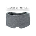 thumbnail image 2 of Sailboat Sleep Mask for Men Women, Sleep Eye Mask with Fully Adjustable Strap, 100% Light Blocking Eye Mask for Sleeping, 0 Pressure Eye Covers for Travel Yoga Nap Light Gray One Size, 2 of 5