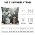 thumbnail image 5 of Orinice Flowers Graphic Decorative Throw Pillow Cover for Home Couch Living Room Bed Sofa, Printed on Both Sides, for Car Couch Bedroom 1PC 24x24in, 5 of 5