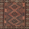 thumbnail image 1 of Ahgly Company Indoor Square Contemporary Rust Pink Southwestern Area Rugs, 6' Square, 1 of 6