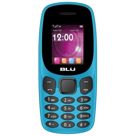 BLU Tank Jr T590 Unlocked GSM Dual-SIM Feature Phone w/ Built-in Flashlight & FM Antenna -