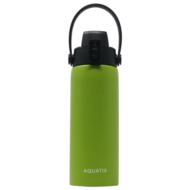Thermos 32 oz Canteen Hydration Bottle W Silicone Sleeve - Green