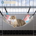 thumbnail image 5 of Hamaca Reversible para Gatos, Hamaca Transpirable para Mascotas, Hamaca Colgante De Doble Cara para Mascotas para Gatos, Hurones, Cachorros, Otros Animales Pequeños MFZFUKR CPB-CJZ1033-3, 5 of 5