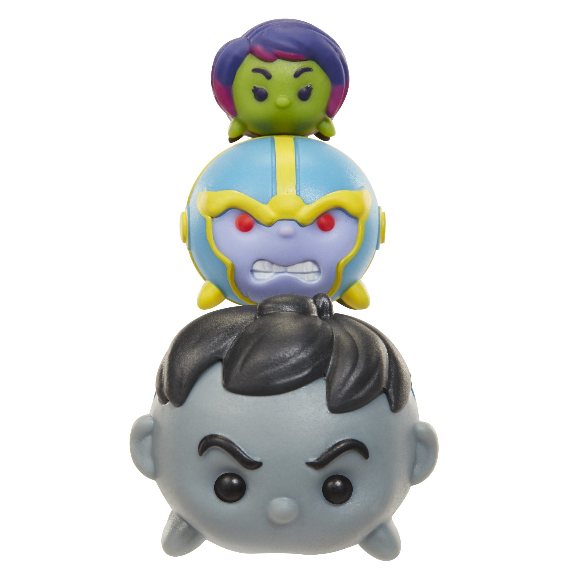 Marvel Tsum Tsum 3Pack Figures Hulk (Grey)/Thanos