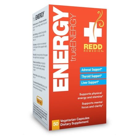 Redd Remedies - trueENERGY, Supports Energy Production and Stamina, 50 Count