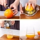 thumbnail image 4 of Fiudx Exprimidor de Limón de Acero Inoxidable, Exprimidor Manual de Naranjas, Diseño de Dos Piezas Fácil de Limpiar, Perfecto para Limones, Naranjas y Limas, Herramienta de Cocina, Exprimidor de Mano, 4 of 6