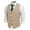 Beige, variant on Men's Casual Business Vests Lightweight Waistcoat Slim Fit Suit Vest