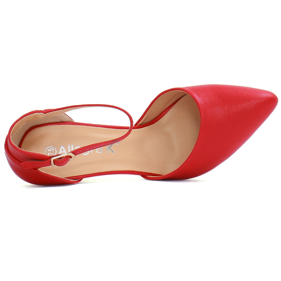 pointed toe strap heels