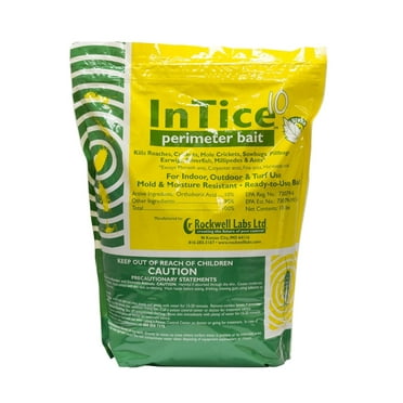 InTice 10 Perimeter Bait - Broad-Spectrum Insect Killer - 10 lb Bag by Rockwell Labs