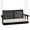 Black Beige, variant on Ktaxon Upgraded Heavy Duty 880 LBS 4ft Patio Wooden Porch Swing, Solid Fir Wood Swing Bench for Yard Balcony, Black with Cushion