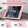 thumbnail image 2 of Heavy Duty Shockproof Case For iPad 7th 8th 9th Generation 10.2 inch with Kickstand, 3 Layer Protection Case Rugged Cover, 2 of 8