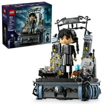 LEGO Wednesday Addams Figure - Building Toy for Kids, Girls & Boys, Ages 10  - Collectible Wednesday Addams Doll with Display for Fans - Gift Idea for Birthday - 76780