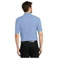 thumbnail image 2 of Port Authority Men's Silk Touch Classic Comfortable Polo Shirt Light Blue 5X-Large, 2 of 3
