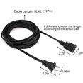thumbnail image 4 of Cable de alimentación Yeatel de 5 m, 2 clavijas, polarizado, certificado UL, 4 of 7